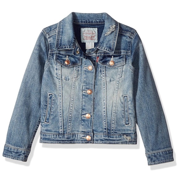 Levi's Jackets & Blazers - Levis Denim Fitted DISTRESSED Jean Jacket XS